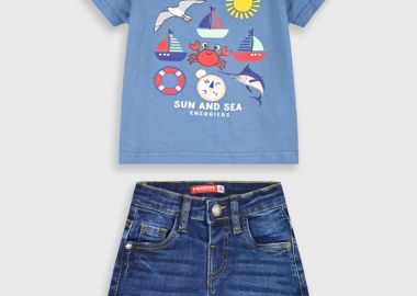 Σετ με τύπωμα | ΜΠΛΕ ΤΖΗΝ - Energiers - 